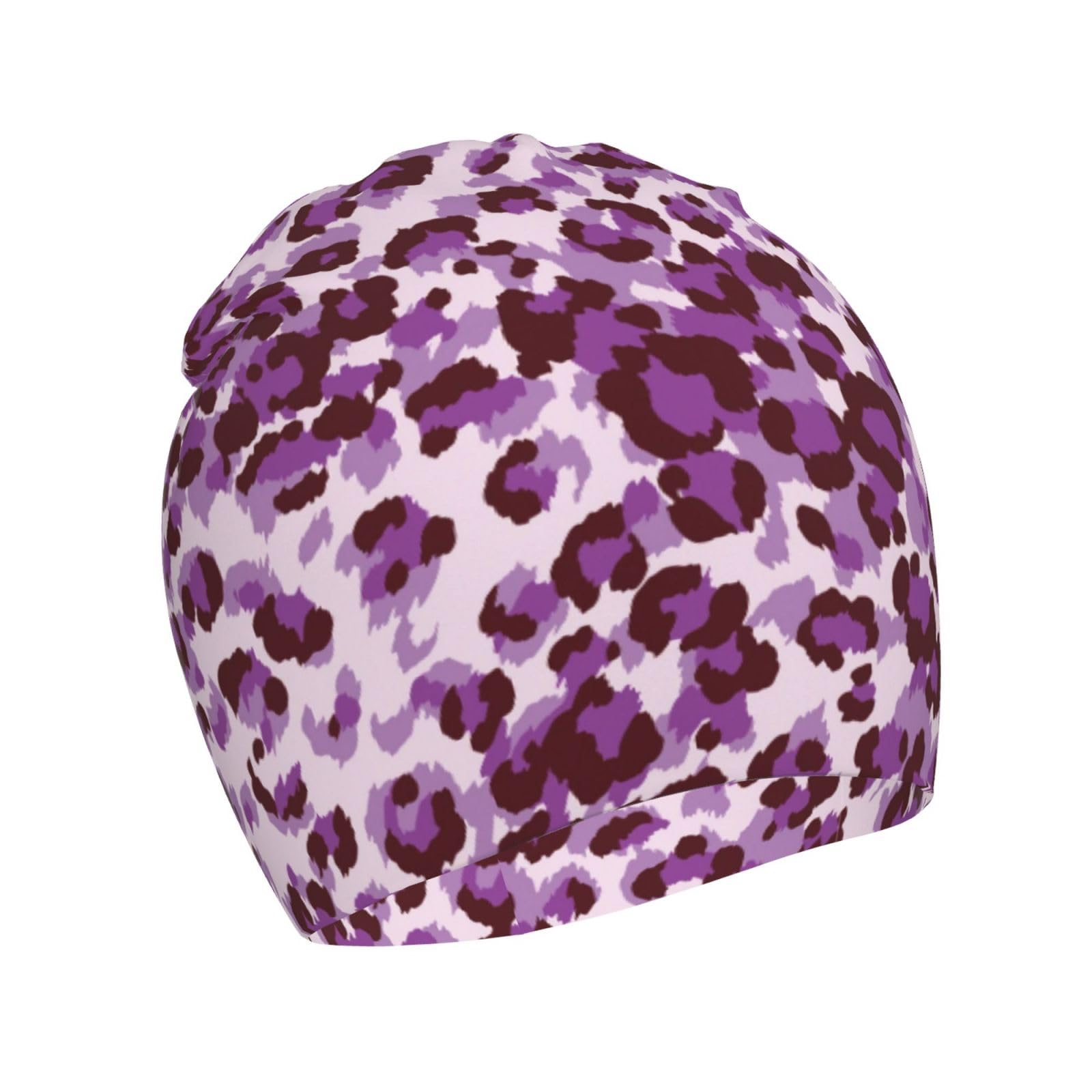 Rqzwdq Leopard Stripes Kids Beanie Hats Warm Knit Beanie Cap Skull Caps Gifts Decor for Boys Girls