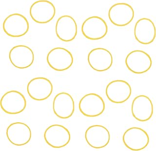 BAZEITFLOW 1Bolsa Peluquería Resistentes Herramientas de Salones y Doméstico de Unidades Color Amarillo Rizados