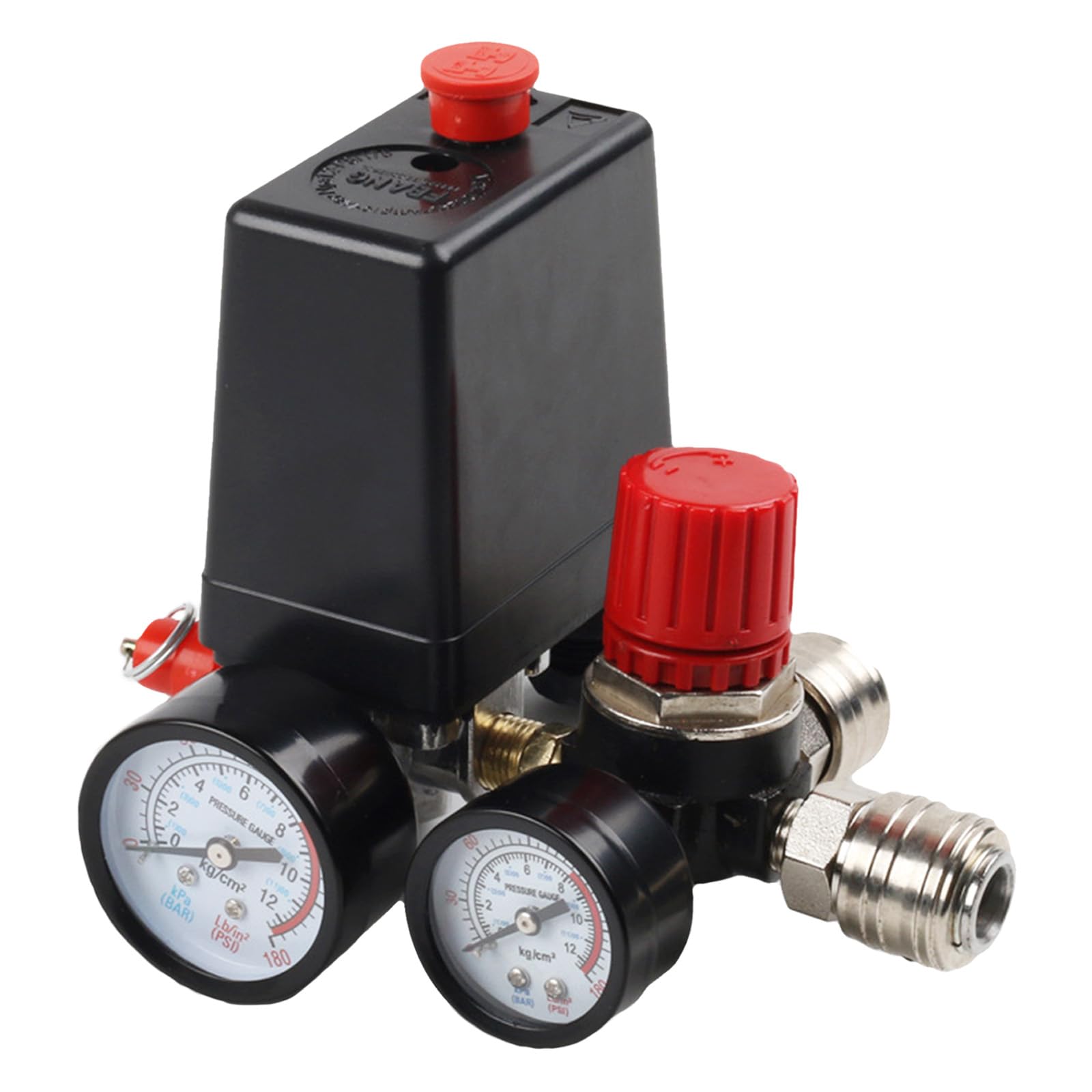Regulador de Presión, Compresor de Aire Interruptor de Presión Compresor Adecuado Para Aplicaciones Que Incluyen Automatización Pintura En Aerosol Herramientas Neumáticas