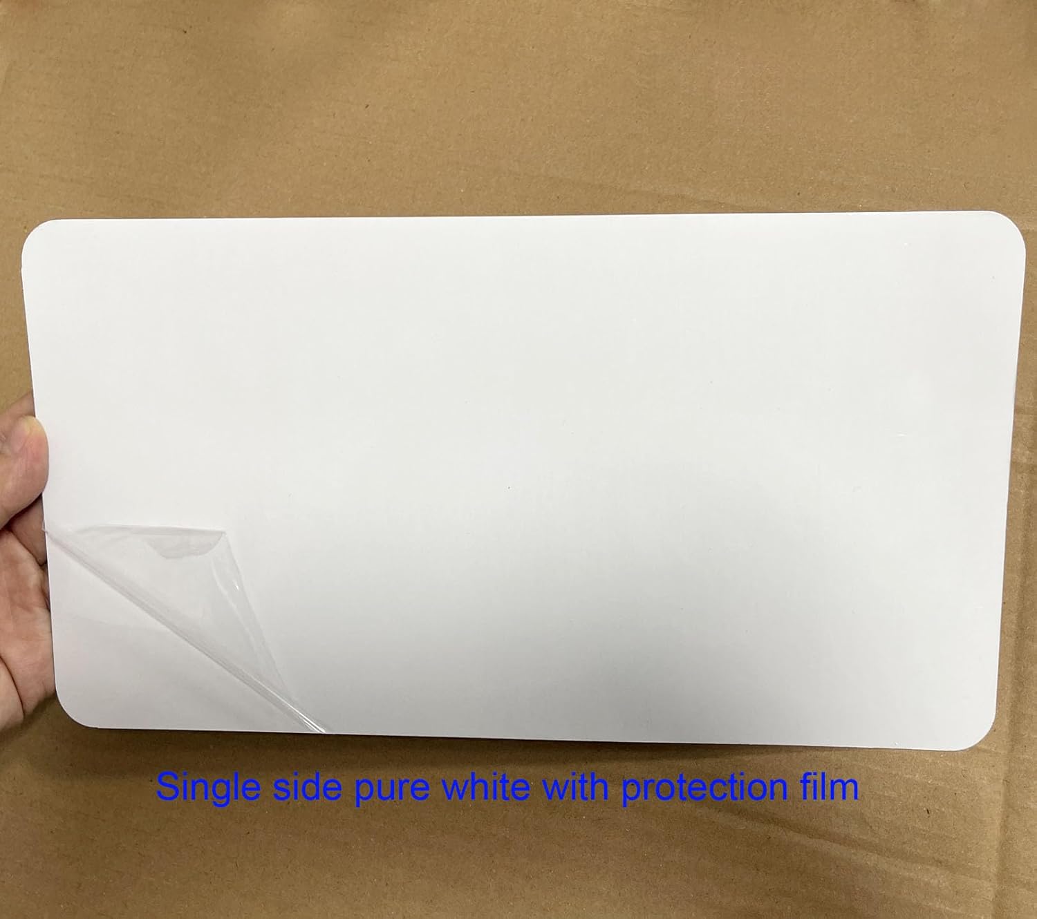 Sublimation Blanks Aluminum Metal Signs 0.026 inch thickness 15X30CM Pure White Heat Transfer Printing Photo Tablet Pack of 10PCS