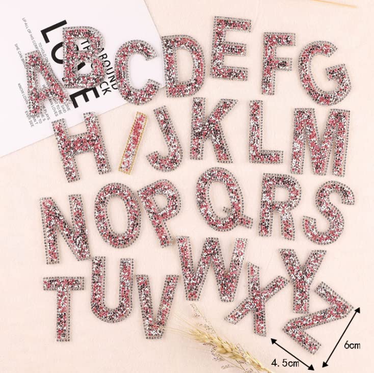 WJRQD Adesivi Lettere Alfabeto Grandi, 2,5cm 5cm Adesivi Murali Lettere