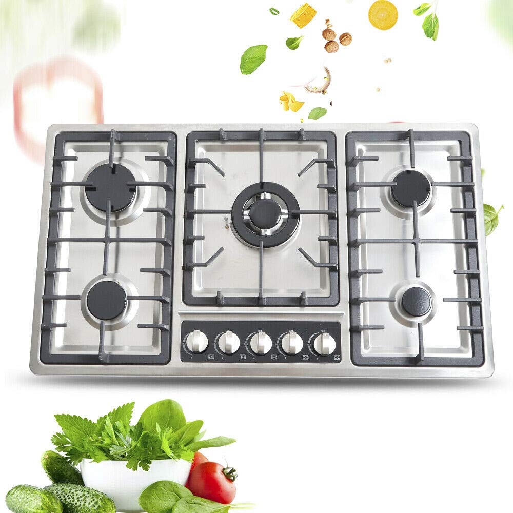 Buy 34'' Stove Builtin Cooktop 4 Burners Kitchen Countertop Hob w