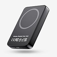 Vista 1 de Miady Magnetic Power Bank for iPhone 10000mAh, 15W MagSafe-Compatible Wireless Portable Charger, 22.5W USB-C Charging Battery Pack for iPhone