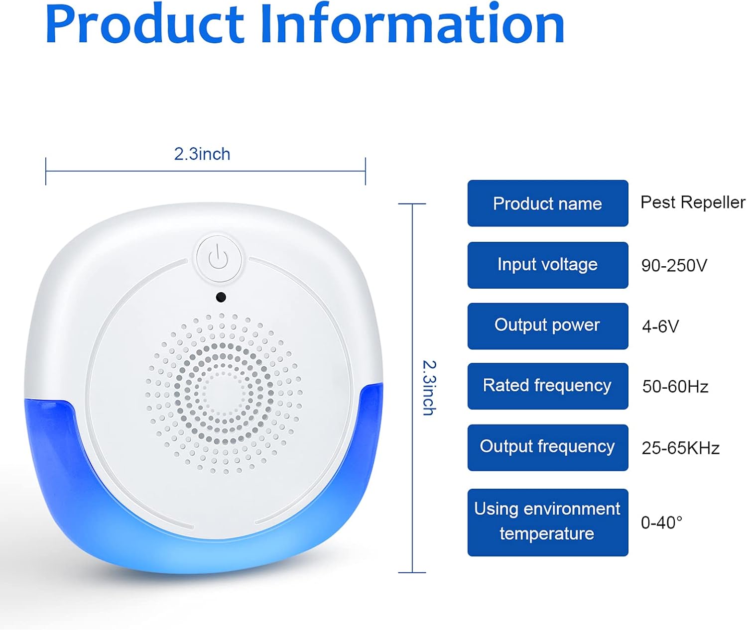 Ultrasonic Pest Repeller 6 Packs, Electronic Plug in Indoor Ultrasonic Pest Repellent, Indoor Pest Control for Mosquitoes, Roaches, Mice, Spiders, Ants, Humans & Pets Safe - Effective Pest Defender : Patio, Lawn & Garden