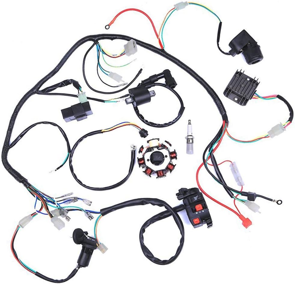 Wiring Harness kit Wire loom Complete Electrics Stator