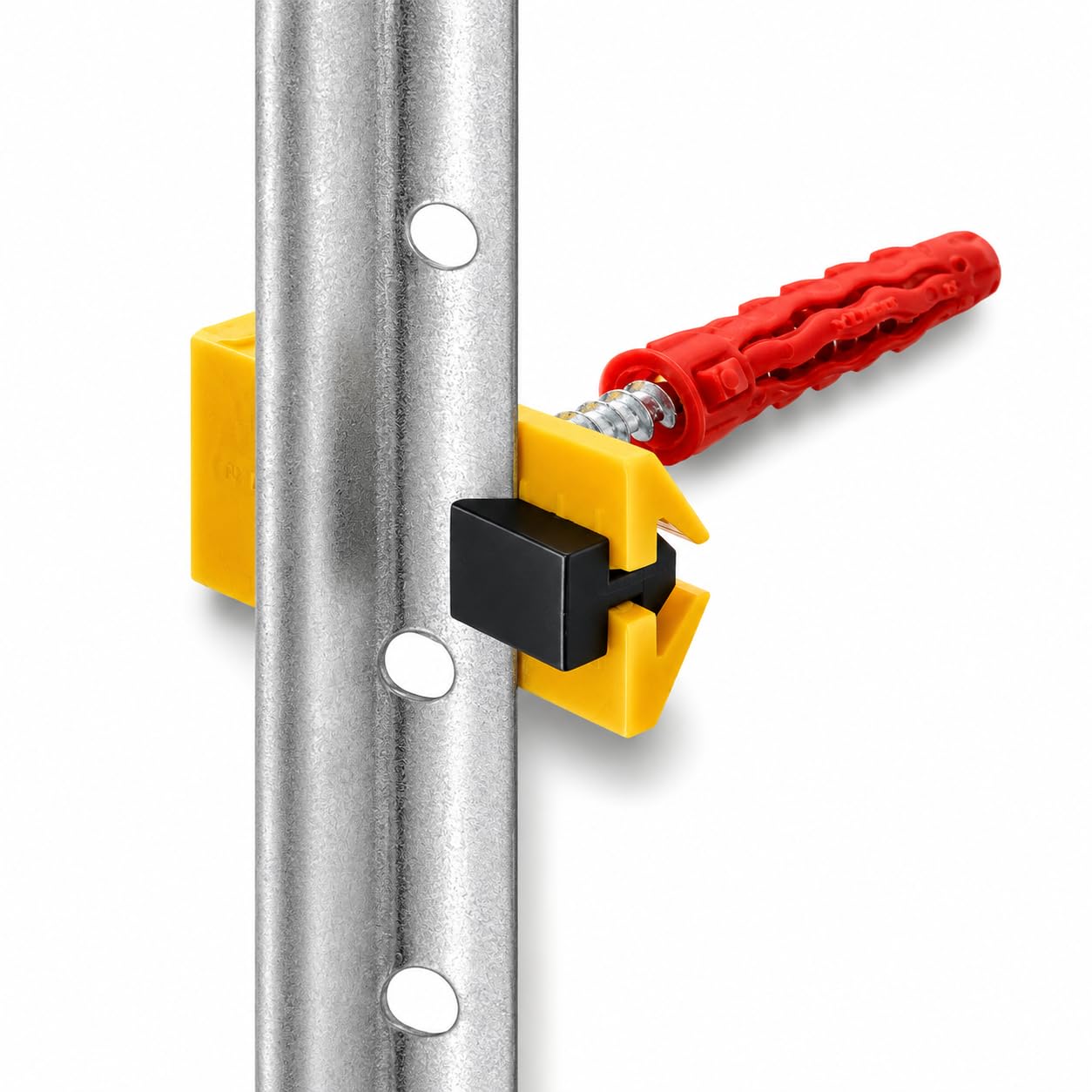 200 piezas de sistema de clips de enyesado rápido para la fijación de listones de construcción + tacos
