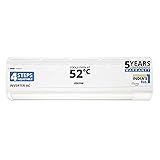 Voltas 185V Vectra CAR 1.5 ton 5 star inverter Split AC|4-IN-1 Adjustable mode|Energy Efficient|High ambient Cooling-cools even at 52°C|Anti dust filter with Anti-microbial coating|Copper Coil|White 2024 Model