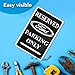 Parking Only Sign for Ford Decor, 8x12 Aluminum Garage Signs
