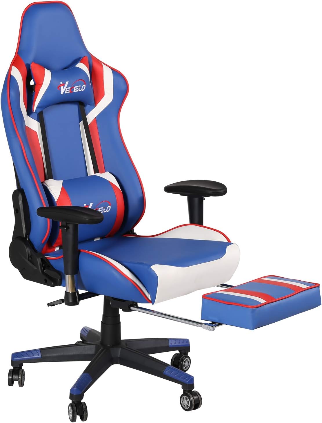 VECELO Computer Gaming High Back Ergonomic Adjustable