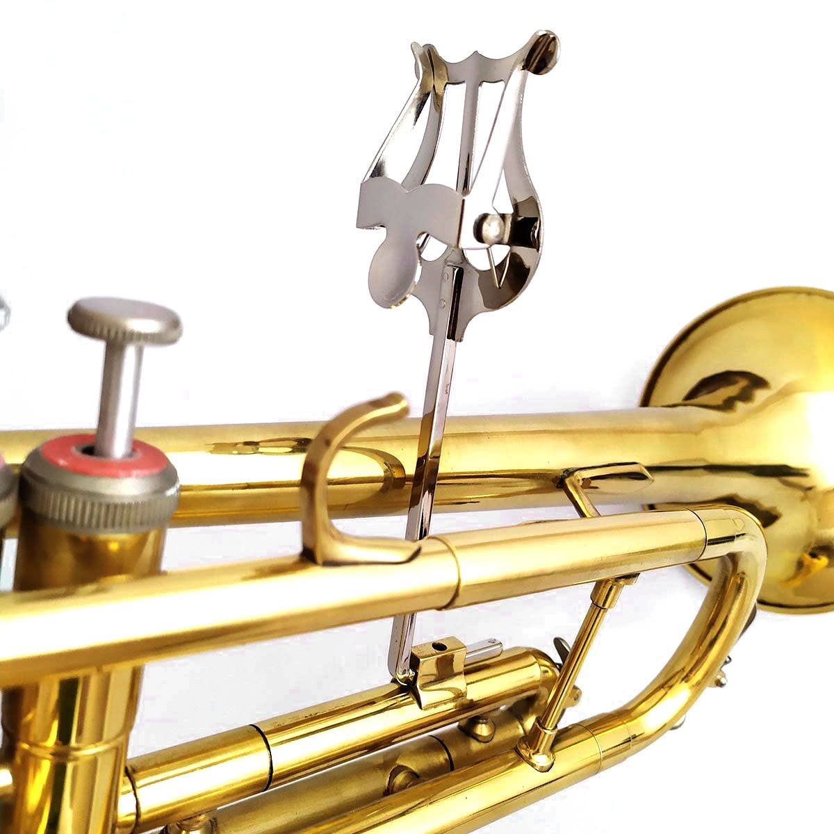 Trąbka / róg marsz zacisk lira metalowa blacha do akcesoriów do instrumentów muzycznych
