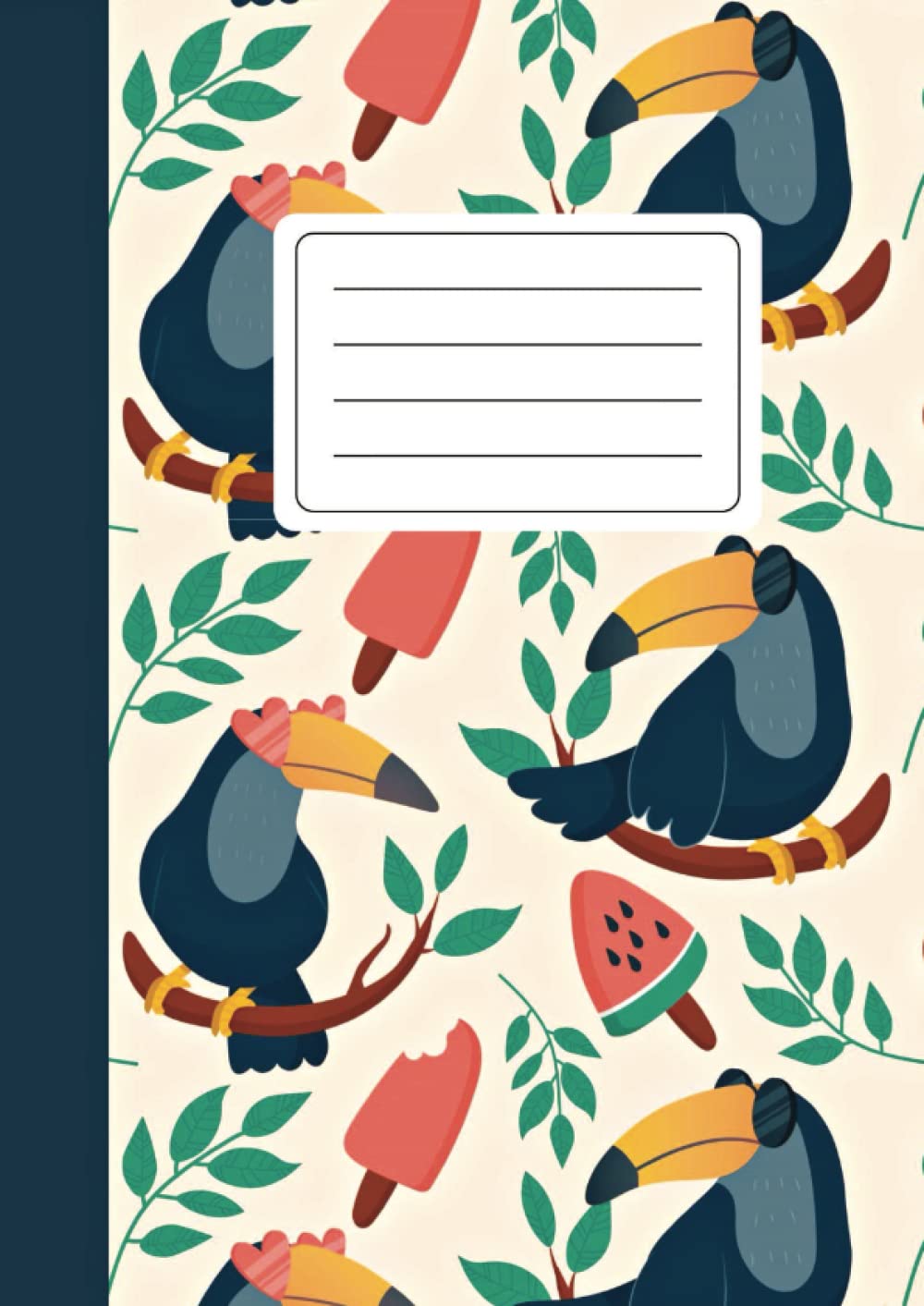 Independently Published Libreta Hojas Blancas: Cuaderno De Diseño Sin Cuadricula Para Dibujar, Escribir, Apuntes | 110 Páginas | Tamaño A4 | Tucán