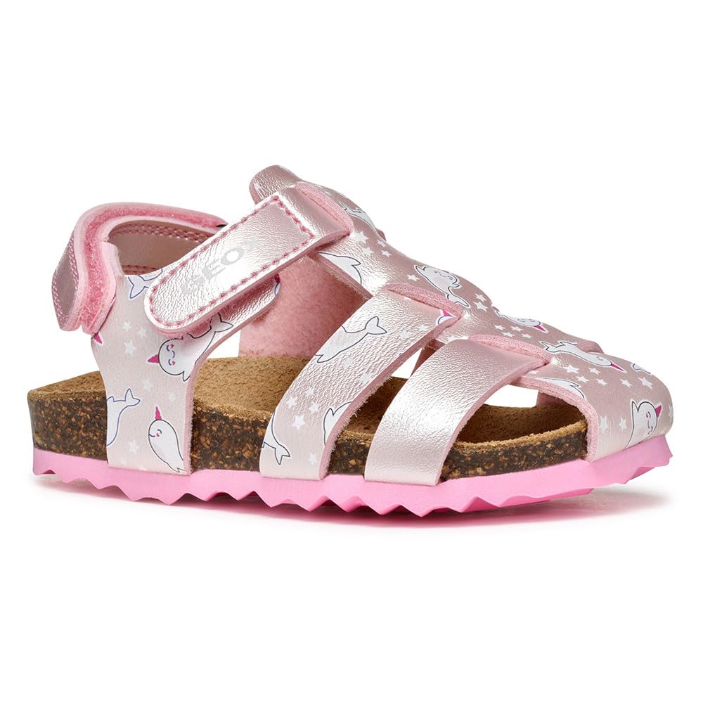 Geox Baby B Sandal CHALKI Girl, Light Pink, 6 UK Child