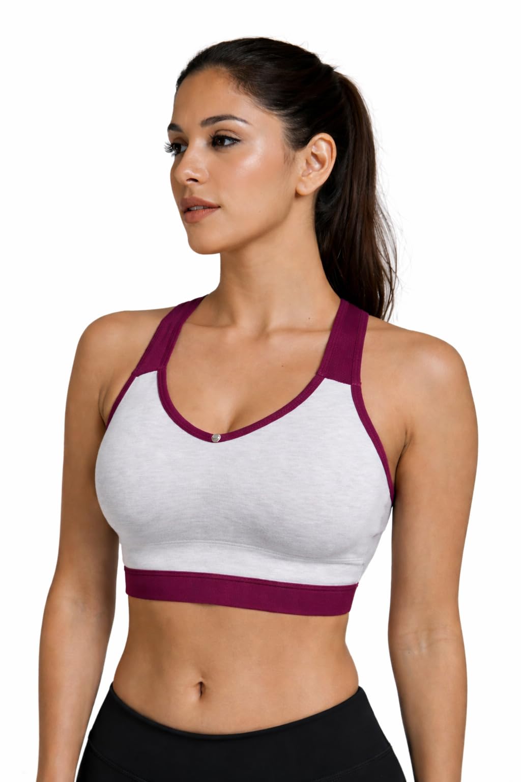 Premium Gym Bra Women Full Coverage Supportive Sports Bra for Running Training and Fitness-picture-23