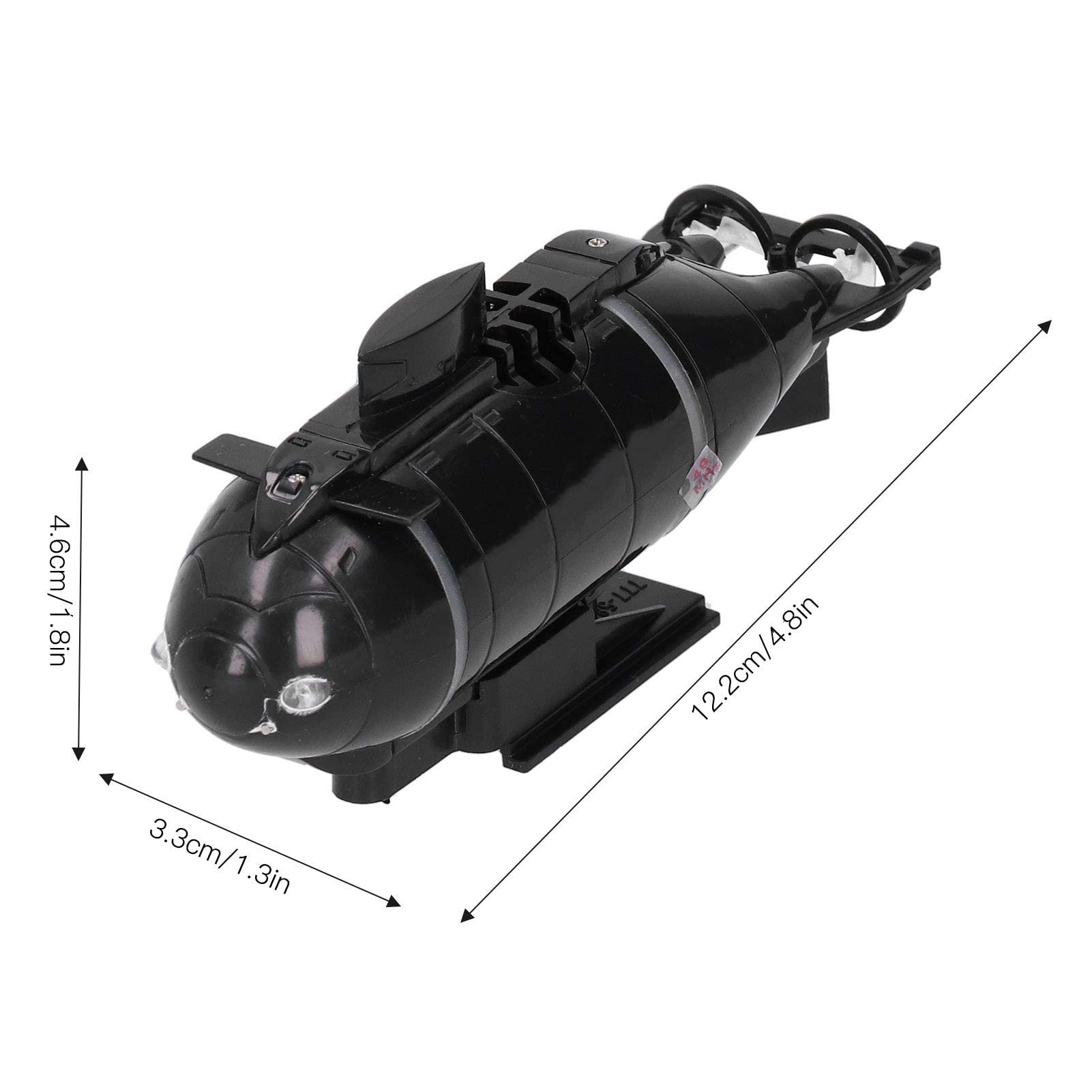 Submarino RC, Control Remoto Inalámbrico 2.4G con 6 Canales, Submarino De Plástico, Ideal para Niños, Adolescentes, Juego en la Piscina, Bañera o Playa