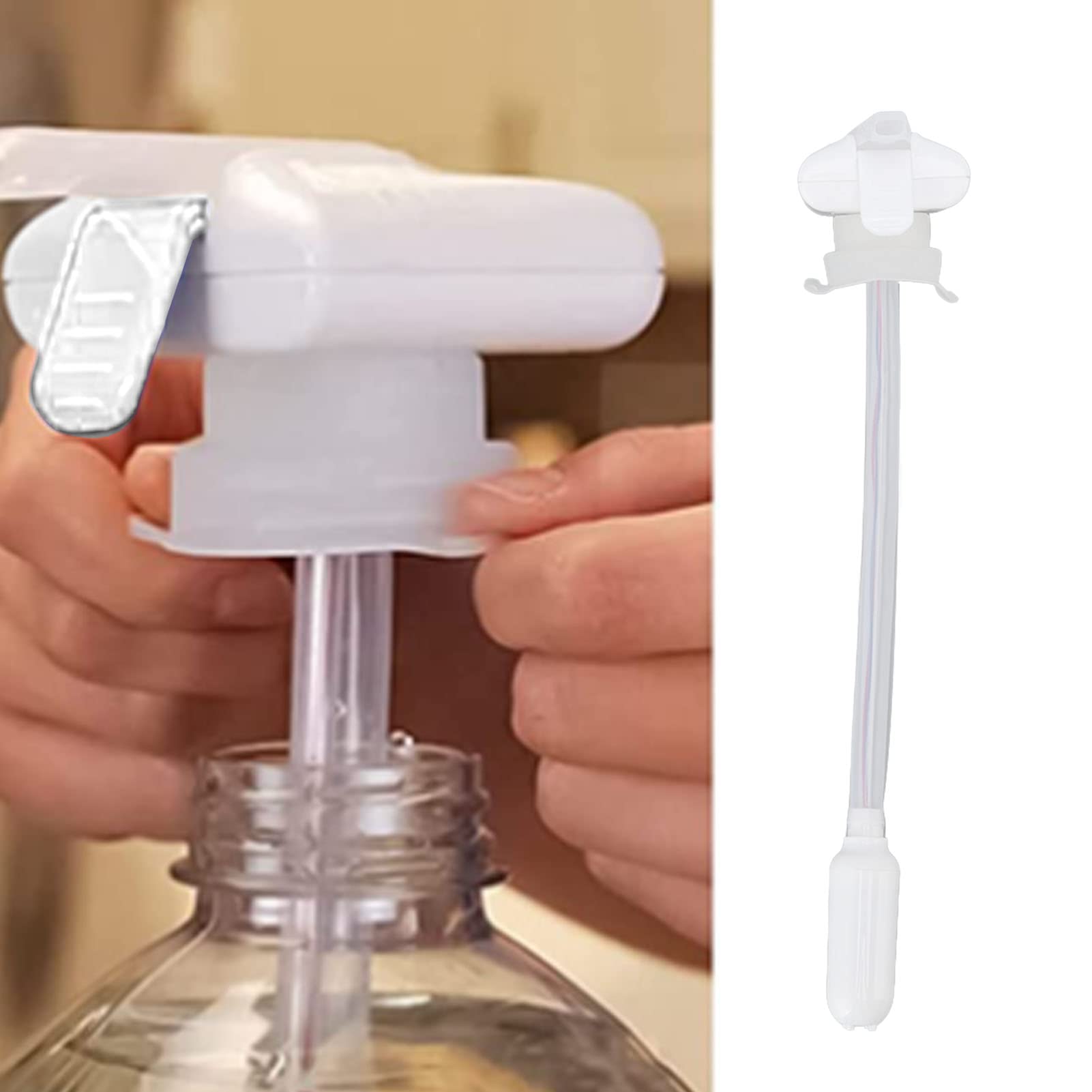 Tianbi Magic Tap Elektrischer, automatischer Wasser-Getränkespender, auslaufsicherer, universeller Getränkespender, passend für die meisten Flaschen und Krüge, Modern, innovativ, batteriebetrieben