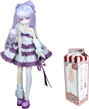 Blind Doll, Blind Doll, Four Seasons of Coffee Story, Series MJD Movable Joint Doll, 1/12, Blind Box, Cute Girl, BJD Doll Official Product 3PCS