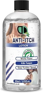 Anti-Itch Lotion   100% Natural, Fast Relief, Kills Fungus, Prevents Spread, Natural Remedy for Itchy Skin, Plant-Based Formula 30ml Cap