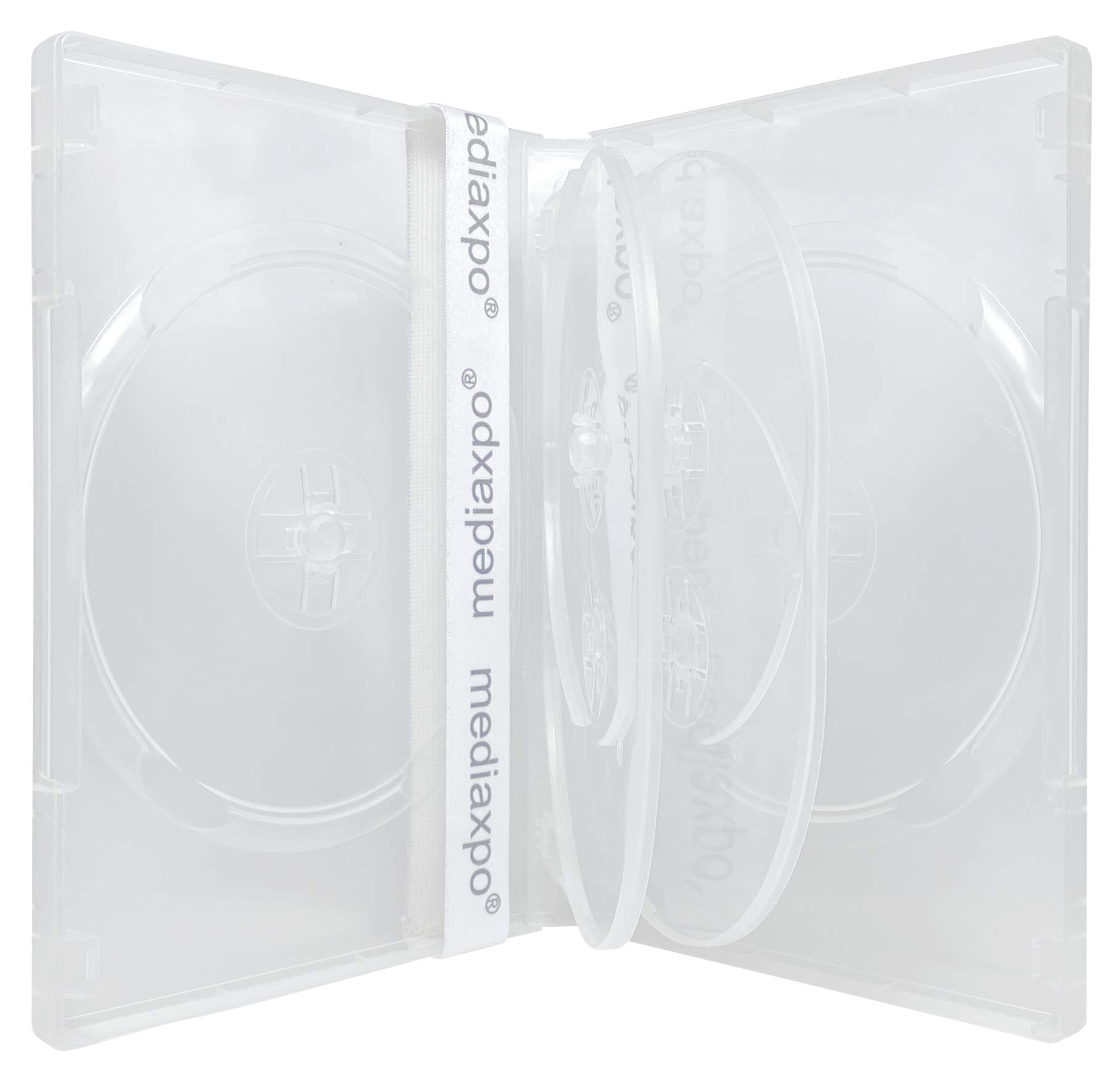 Mediaxpo 10 Clear 6 Disc DVD Cases