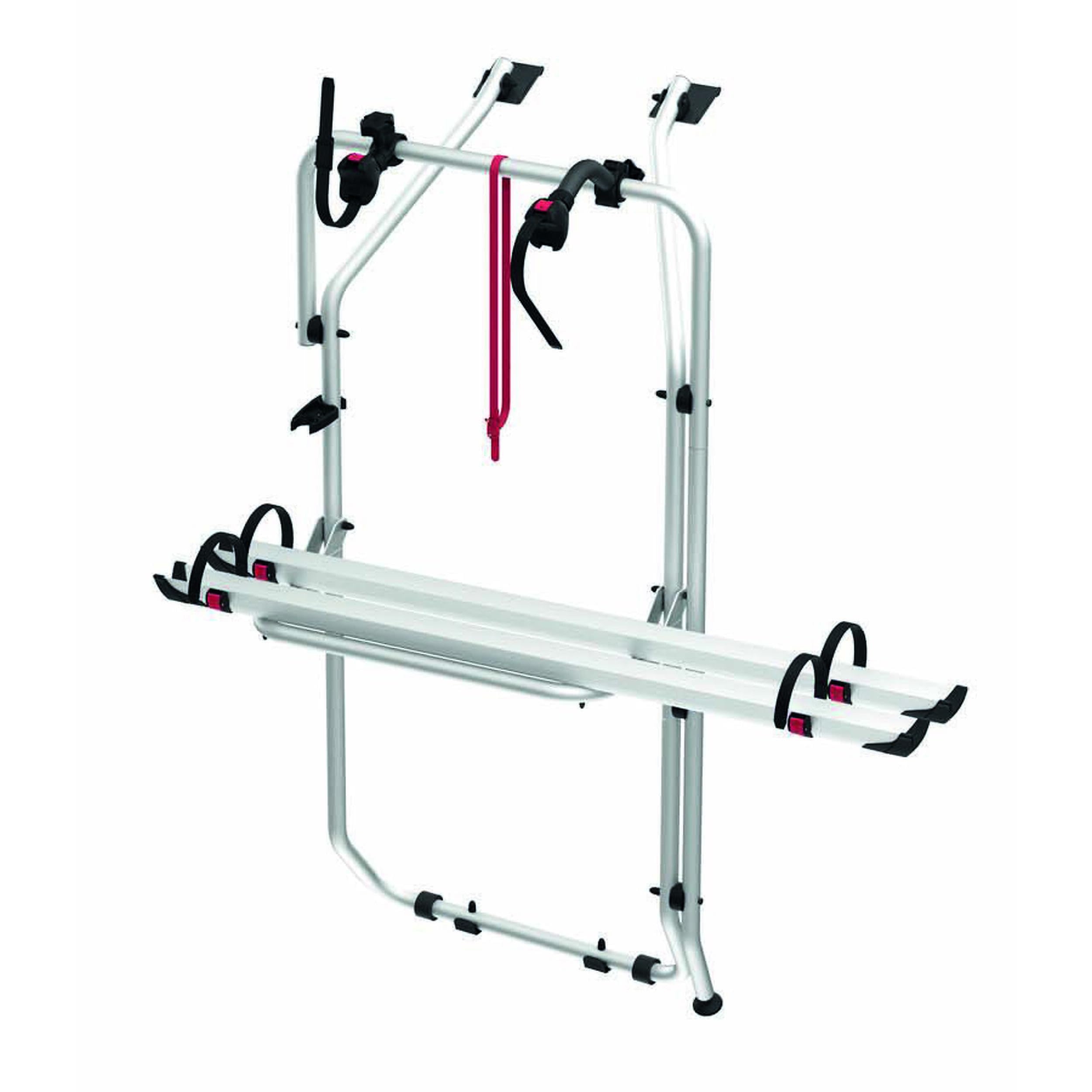 Fiamma Porte-vélos Carry Bike pour VW T5 D/T6 D - en Aluminium - Gris - Charge maximale : 35 kg - Montage sans perçage - 7,7 kg