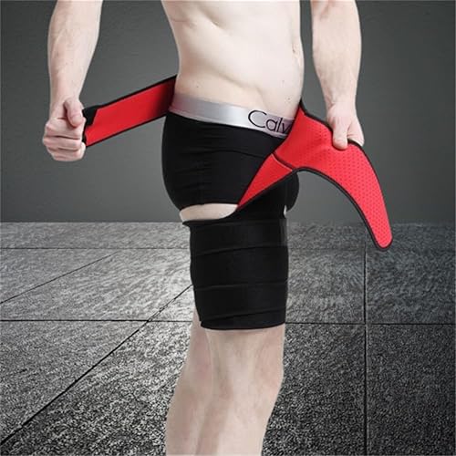 Miniatura 2 de Xierdio Soporte de cadera, dispositivo de correa SI, envoltura de compresión para hombres y mujeres, alivio de la ciática, muslos, caderas, tirones