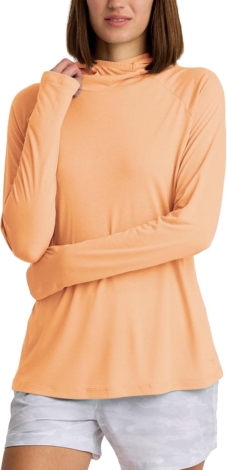 Free Fly Women's Lightweight Hoodie II - UPF 20+ Sun Protection, Light Weight Hoodies for Women, Summer Essentials
