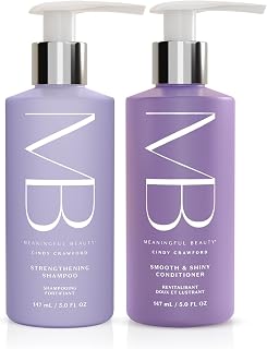 Meaningful Beauty Deluxe Age-Proof Haircare System Travel Size- Nourishes Scalp, Thickens & Strengthens Hair