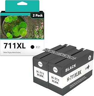 Cartuchos De Tinta 711XL De Reposição Para Cartucho Tinta Para HP 711 711XL Compatível Impressoras Com Designjet T120 24-in T120 610 T520 T520 610 T520 2 Black