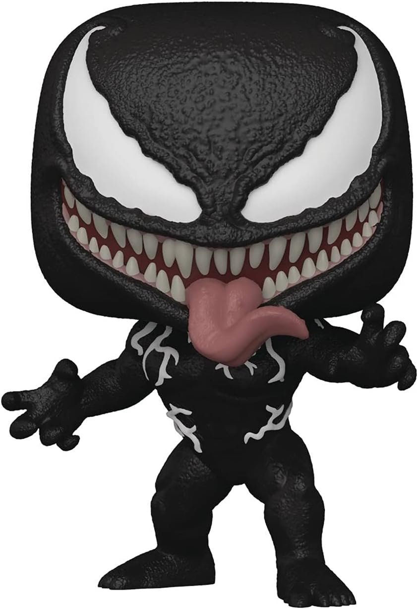 POP Marvel: Venom 2 Let There Be Carnage - Venom [Eddie Brock] Funko Vinyl Figure (Bundled with Compatible Box Protector Case), Multicolored, 3.75 inches