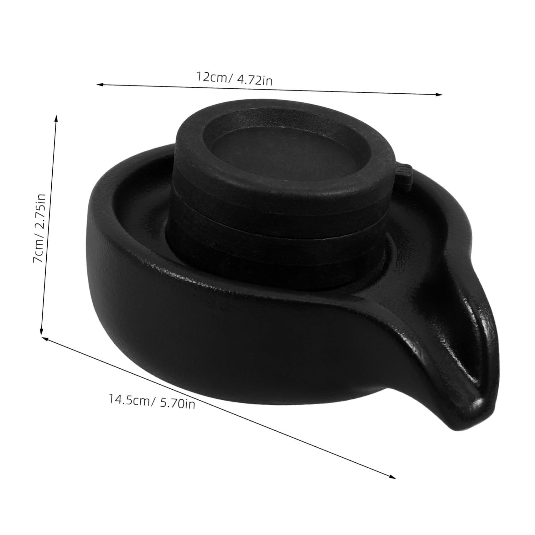 Ciieeo Chinese Style Decorative Waterfall Stone Mill Ceramic Fountain Decor Efficient Water Circulation for Fish Tank