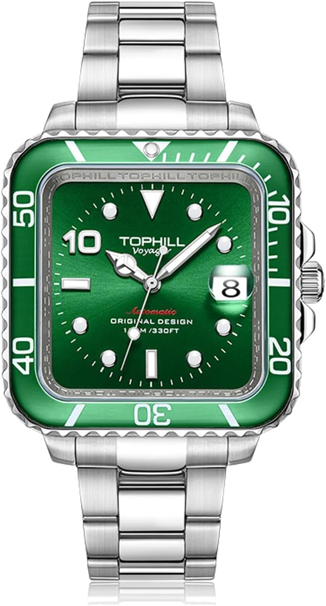 Men's Mechanical Automatic Watch Ultra-Thin Mechanical Movement Men's Watch Sapphire Glass Waterproof Watch Luminous TD005G