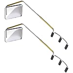 Take A Look Cycling Mirror 2-Pack - Low-Tech Rearview Mirror for Bikes - fits Helmet & Sunglasses - Shatter-Resistant Polycarbonate Lens, Anti-Vibration Stainless-Steel & Brass, Always On (Left-Side)