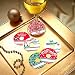 Christmas Party Personalized Wine Glass Tags "HOLIDAY JINGLES" Set of 24