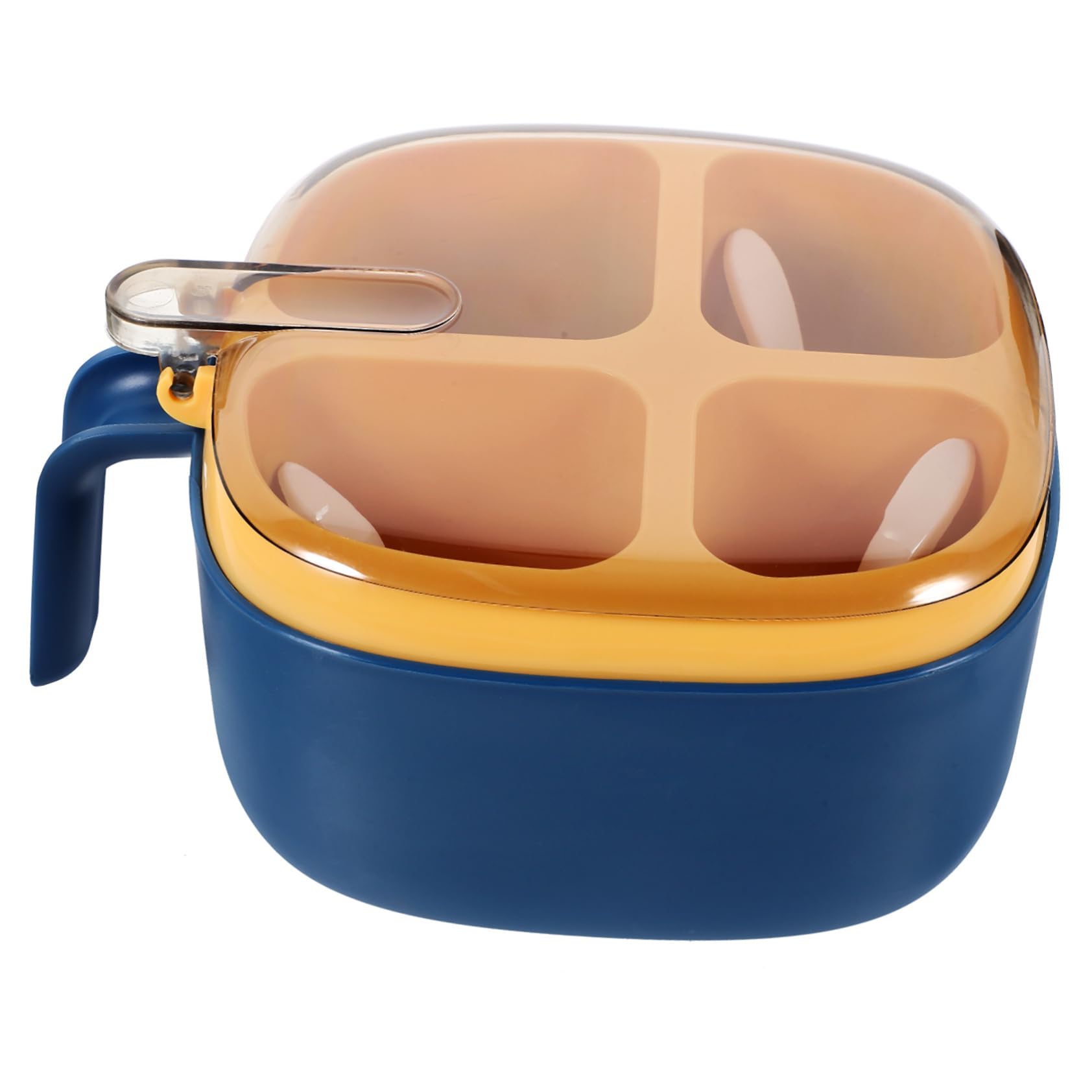 Cabilock Boîte De Rangement Efficace Pour Assaisonnements 5 Compartiments Pots À Épices Récipients Pour Condiments Délicats Cuisine