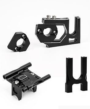 Center Differential Mount&Diff Cover Slide Motor Mount ARA320468 for Arrma | for 6S 1/8 Kraton/Notorious/Outcast/Talion/Typhon1/7Mojave/Felony/Infraction/Fireteam,Limitless F1,Aluminium Mount Upgrade
