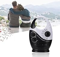 Vista 9 de Radio de ducha impermeable, radio AMFM con altavoces de volumen ajustables, altavoces portátiles alimentados por batería con mango de gancho