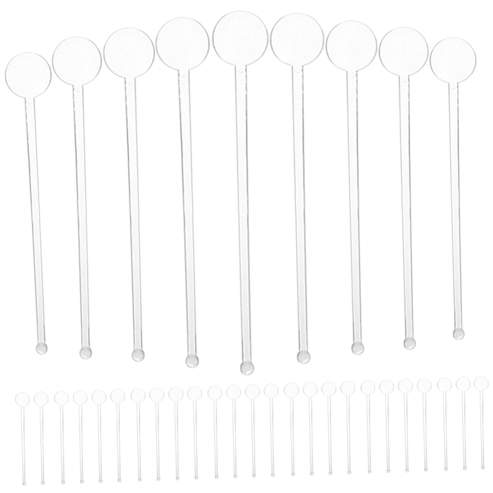 Cabilock 80Pcs Tip Coffee Stirring Sticks Cocktail Mixing Stirrers for Drinks Juices Beverages for Parties