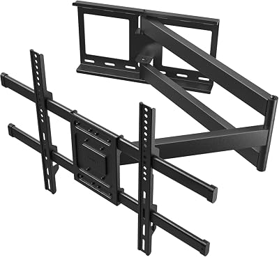BONTEC Supporto TV Parete con Braccio Articolato Extra Lungo 1040 mm per Schermi LCD/LED/OLED da 32-75 Pollici fino a 60 kg, Inclinabile, Orientabile e Rotabile, Max VESA 600 x 400 mm
