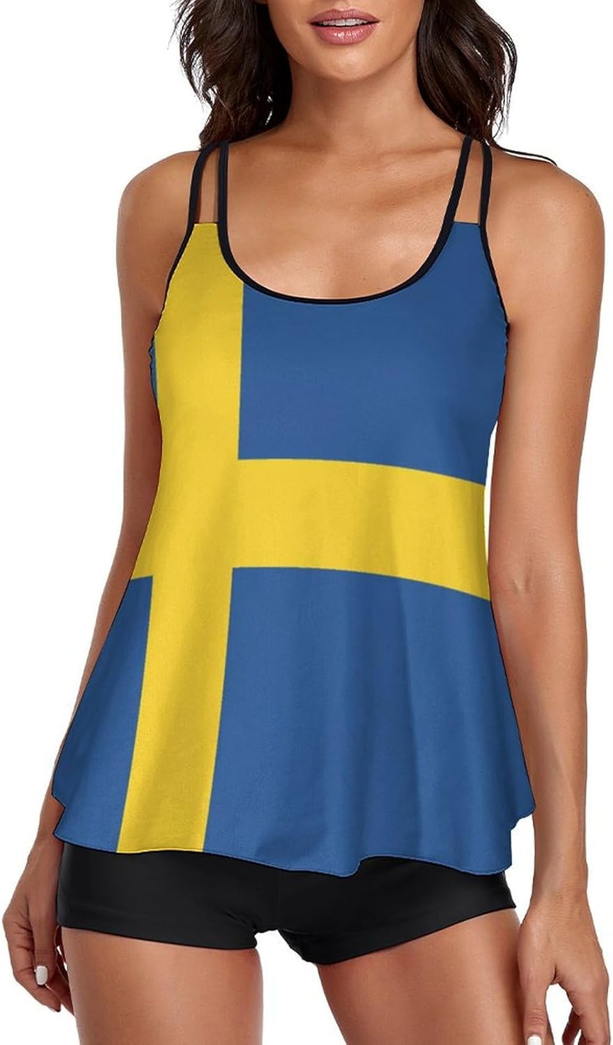 Women's Swimsuit Tatarstan Flag Two-Piece Swimwear Sets Swimsuits