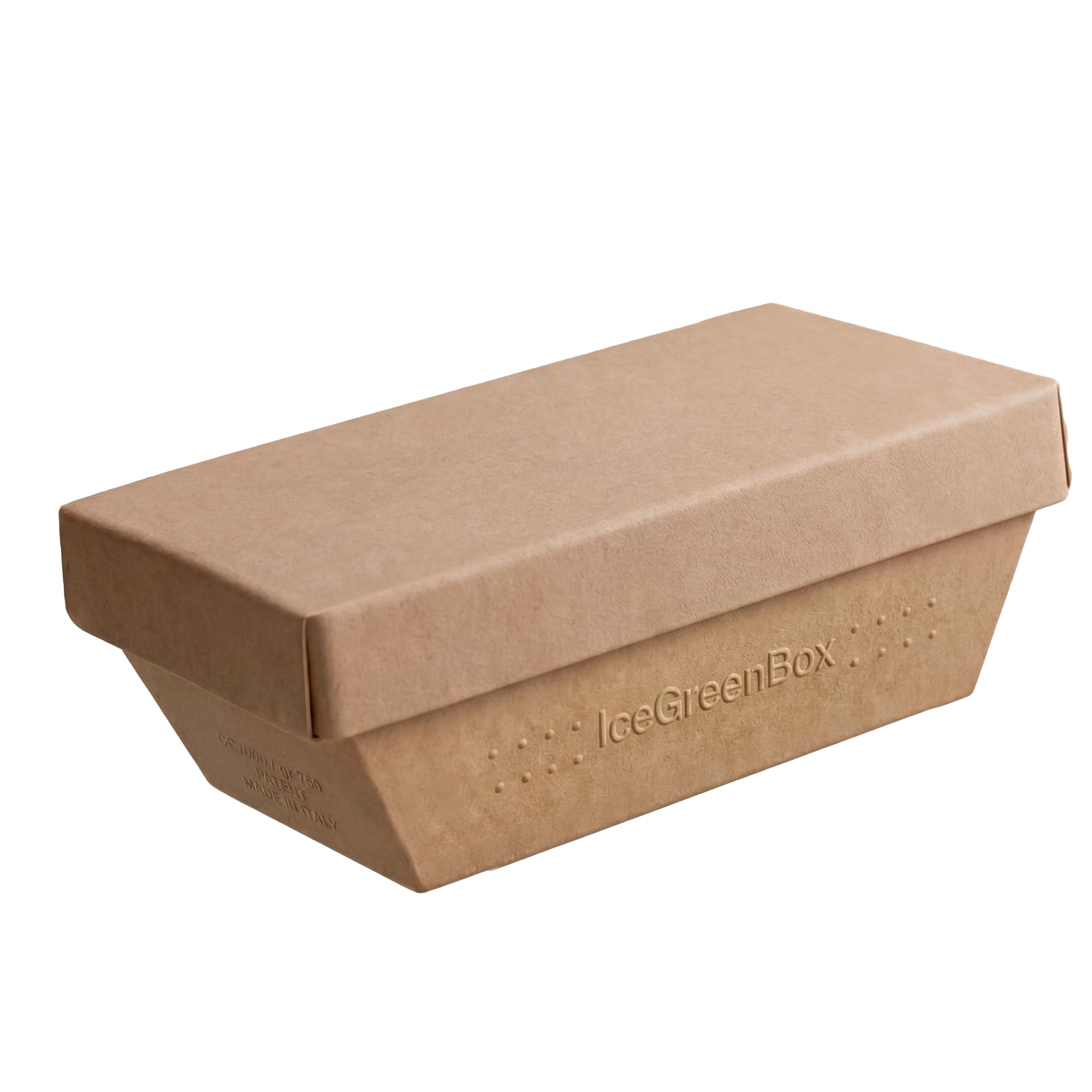Vaschette Gelato Isotermiche in Cartone Avana 1000cc/750gr – 24 Contenitori per Gelato da Asporto con Coperchio