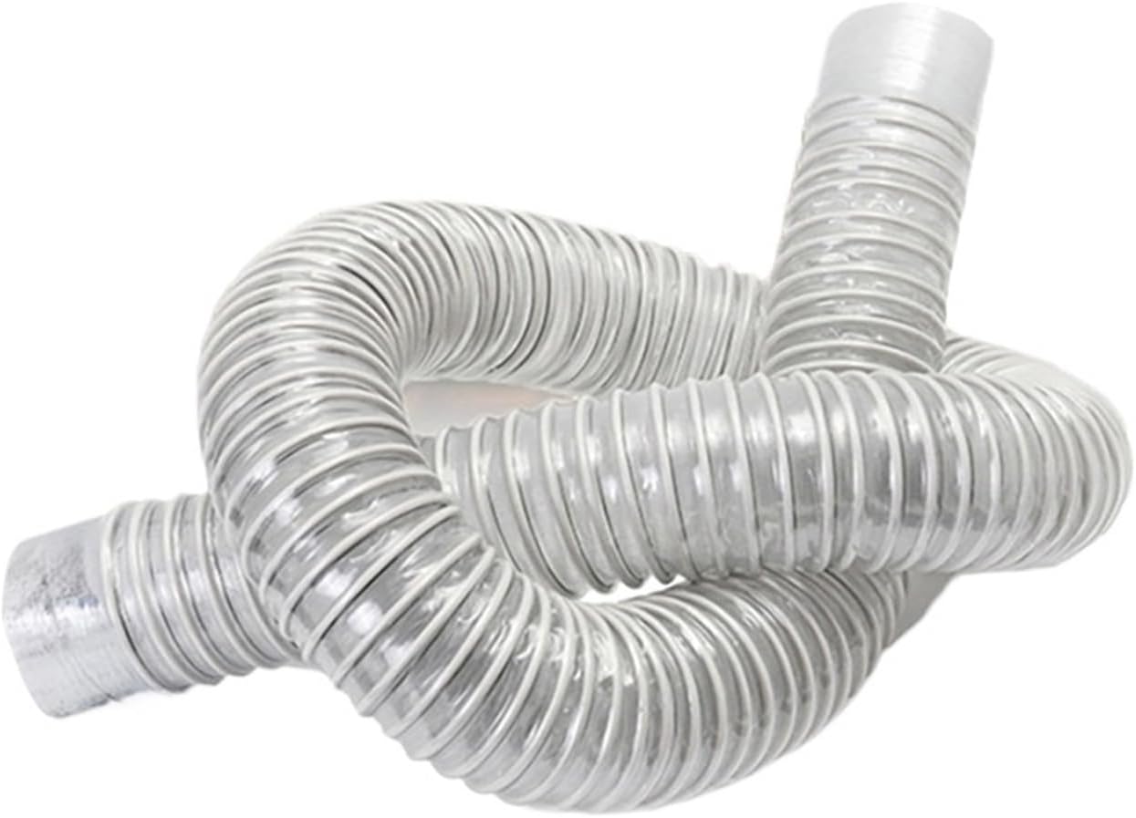 50mm Inner Diameter Vacuum Cleaner Hose Bellows PVC Industrial Dust Collect Pipe Woodworking Engraving Machine Dust Removal Tube