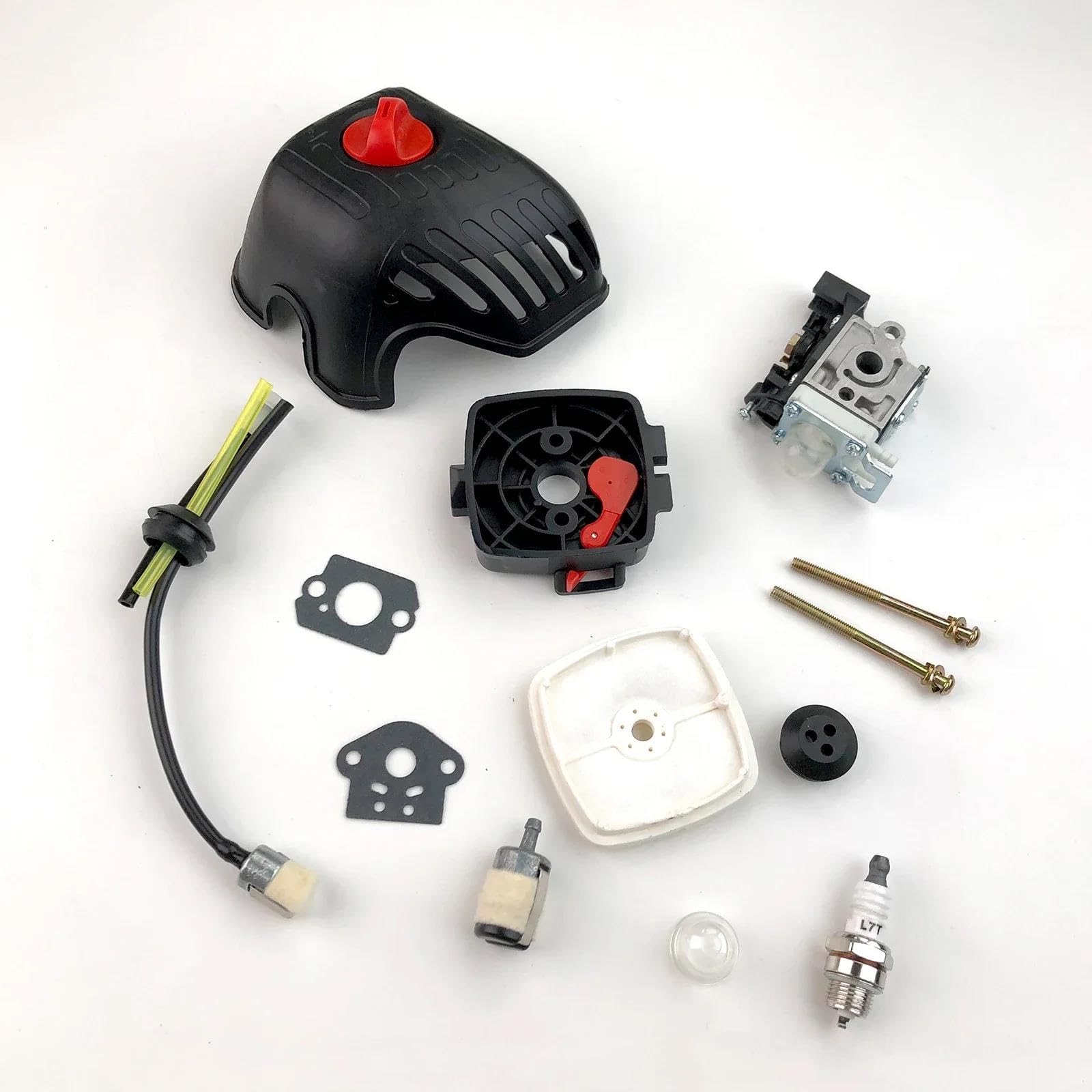 Carburateur Remplacement Pour Zama RBK93 Débroussailleuse Pour Echo SRM225 Avec Boîtier Filtre Air Couvercle Nettoyage Kit Réglage La Conduite Carburant REOKIP