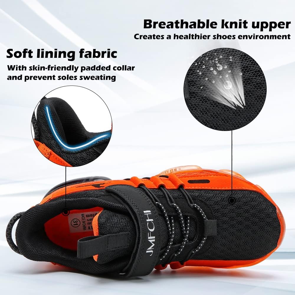 VITUOFLY Boys Sneakers Kids Running Shoes Girls Mesh Fitness Shoe Indoor Training Sneaker Lightweight Outdoor Sports Athletic Tennis Shoes for Little Kid/Big Kid - Image 2