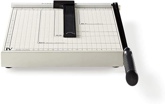 Nedis PACU110A4 Paper Cutting Guillotine Machine | A4 Size | Metal Blade