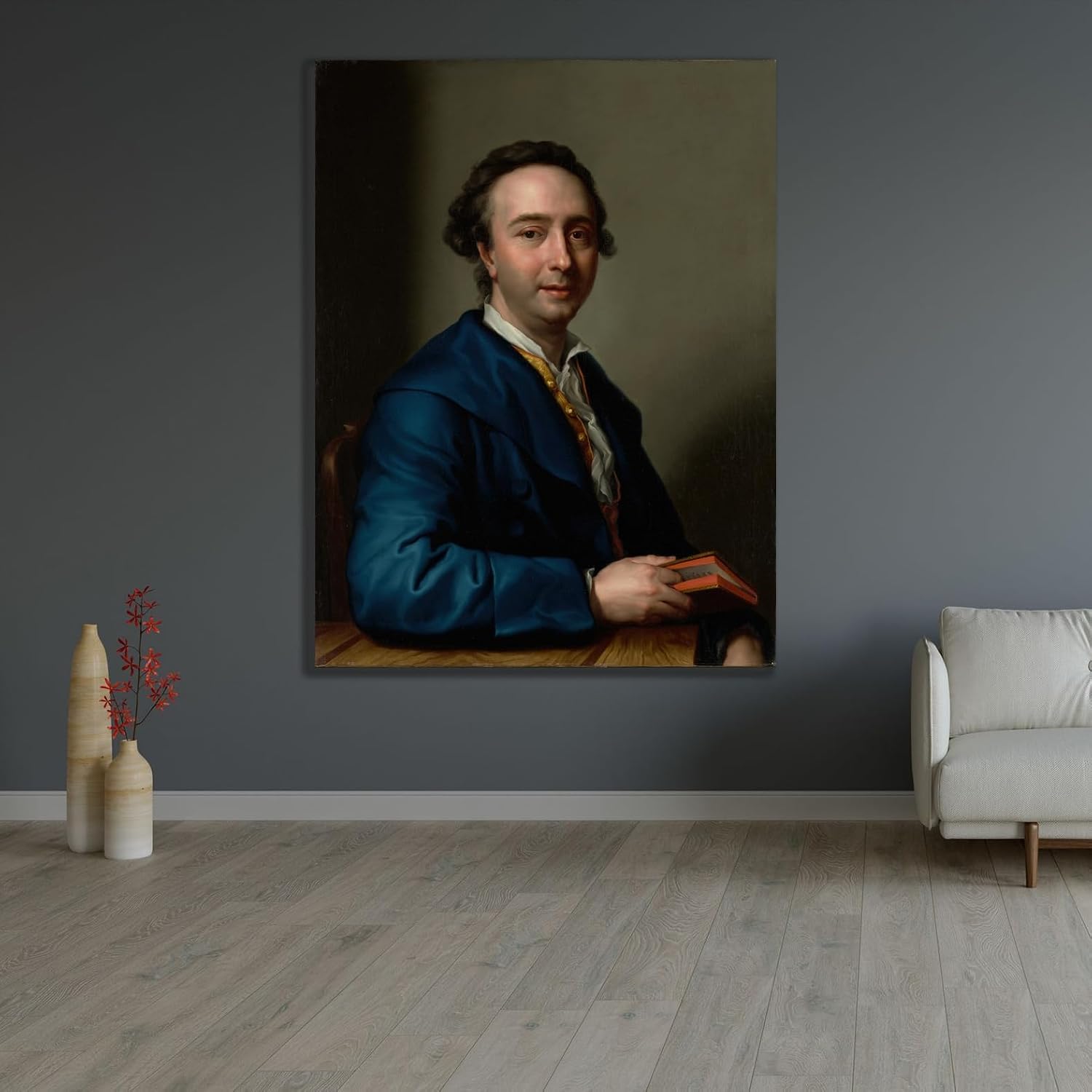 ArtDirect Portrait of José Nicolás de Azara, Marquis of Nibbiano (after 1774) Unframed Art Print Giclee Poster by Anton Raphael Mengs - Ready for Framing with Customization Sizes 8x10, 11x14, 15x20, 24x32, 36x47 and 46x60 inches