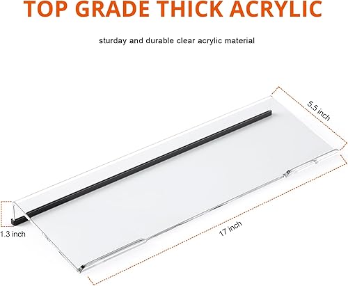 Miniatura 3 de Soporte para teclado de computadora Richboom, soporte para teclado de PC inclinable con elevación para escritura ergonómica fácil, bandeja para