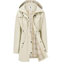 Women's Long Rain Jacket Waterproof Rain Coat with Hood Outdoor Light Raincoats Windbreaker