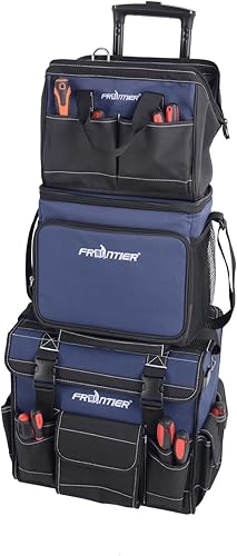 Juego combinado de bolsas de herramientas portátiles de 3 piezas, bolsa de herramientas multiusos, organizador de almacenamiento con bolsa de