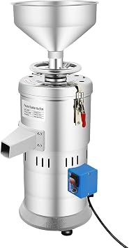 Peanut Butter Maker Machine, 1100W Nut Butter Machine Electric Grain Grinder with 3.94"Emery Wheel Sesame Sauce Grinder Home/Commercial for Groundnut Almond Cashew Nut and Sesame 2850 r/min Speed