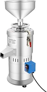 Peanut Butter Maker Machine, 1100W Nut Butter Machine Electric Grain Grinder with 3.94"Emery Wheel Sesame Sauce Grinder Home/Commercial for Groundnut Almond Cashew Nut and Sesame 2850 r/min Speed