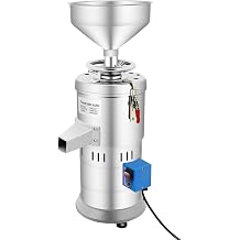 Peanut Butter Maker Machine, 1100W 110V Low Noise Household Commercial Mill Electric Grain Grinder Stainless Steel Sesame Sauce Grinders Nut Butters Machine High Speed Grinding for Herbs Spices